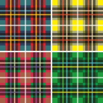 Seamless fabric pattern Stockillustratie