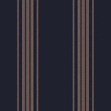 A seamless fabric stripe pattern uses a structured line sequence with interio Stock Illustration