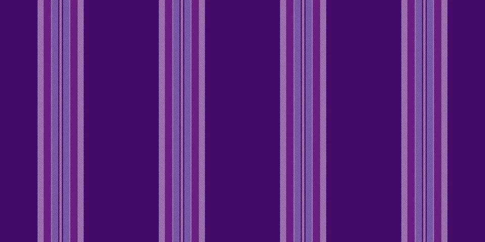 A seamless fabric stripe pattern uses a measured vertical rhythm with materia Stock Illustration