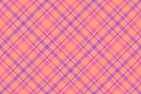 Seamless fabric texture in a classic plaid pattern with a vibrant, warm palet イラスト素材