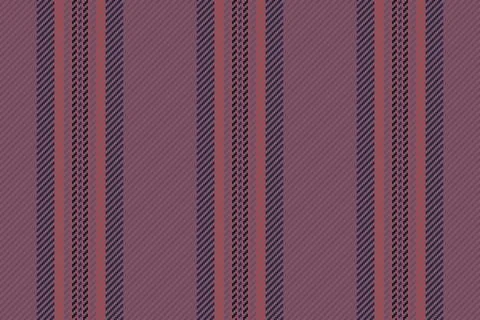 A seamless fabric texture with elegant vertical stripes in deep plum and red, Stock Illustration