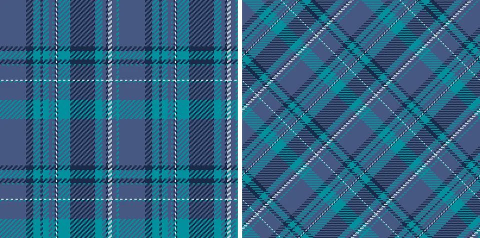 Seamless fabric texture of pattern tartan check with a plaid background tex.. イラスト素材