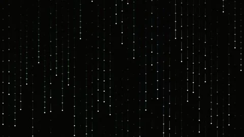 Seamless falling glitter bokeh dust stream abstract festive background loop Stock Footage 341058564