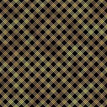 Seamless fashion vector pattern with gold diamonds Illustrazione stock