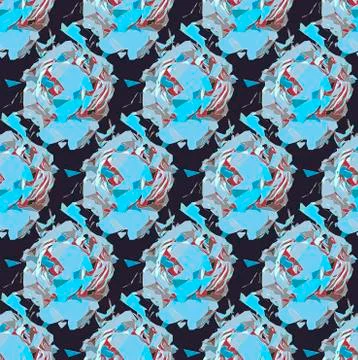 Seamless fashionable geometric pattern Stock Illustration