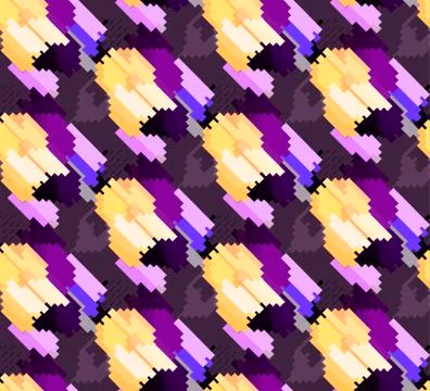 Seamless fashionable geometric pattern Stock Illustration