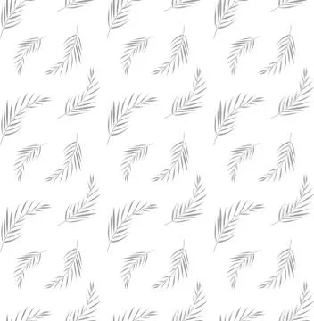 Seamless feathers pattern. Can be used for postcards and packaging designs. 스톡 일러스트