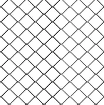 Seamless fence chain Stock Illustration