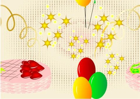Seamless festiv background Stock Illustration