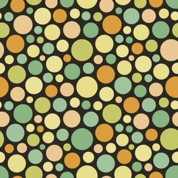 Seamless festive background from circles.  Vector Illustration Stock Illustration
