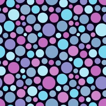 Seamless festive background from circles.  Vector Illustration Stock Illustration