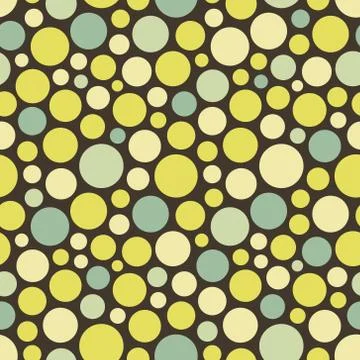 Seamless festive background from circles.  Vector Illustration Stock Illustration