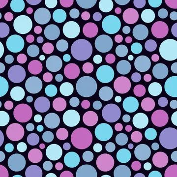 Seamless festive background from circles. Vector Illustration. Seamless fe... Stock Photos