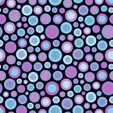 Seamless festive background from circles. Vector Illustration. Seamless fe... Stock Photos