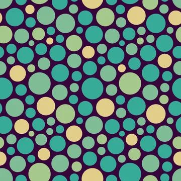 Seamless festive background from circles. Vector Illustration. Seamless Fe... Stock Photos