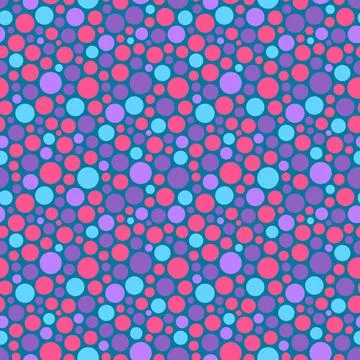 Seamless festive background from circles. Vector Illustration. Seamless fe... Stock Photos