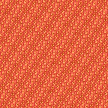 Seamless fire pattern with red background Stock Illustration