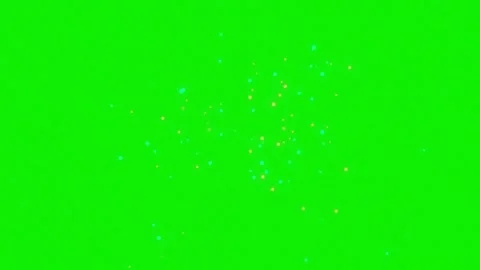Seamless fireworks animation on chroma key green screen background featuring Stock Footage 337047382