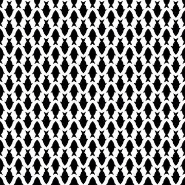 Seamless fish pattern Stock Illustration