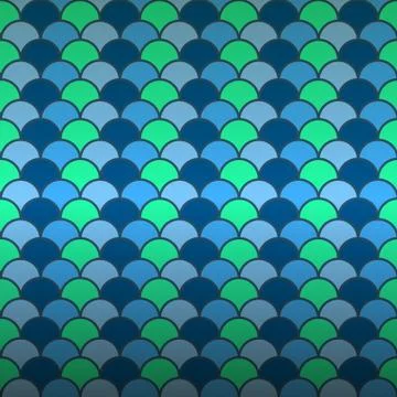 Seamless fish scale pattern background Stock Illustration