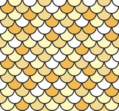 Seamless Fish Scale Pattern Vector Illustration 스톡 일러스트