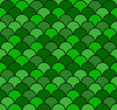 Seamless Fish Scale Pattern Vector Illustration Illustrazione stock