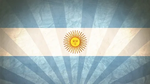 Seamless Flag Of Argentina Stock Footage 112630950
