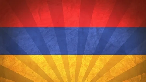 Seamless Flag Of Armenia Stock Footage 112380140