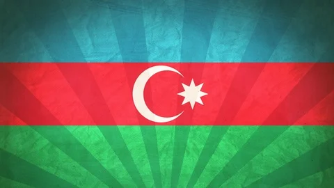 Seamless Flag Of Azerbaijan Stock Footage 112100063