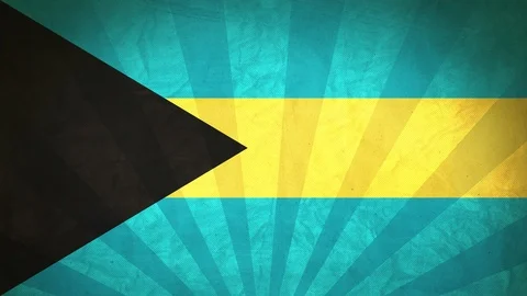 Seamless Flag Of Bahamas Stock Footage 112625596