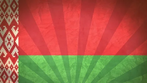Seamless Flag Of Belarus Stock Footage 112333705