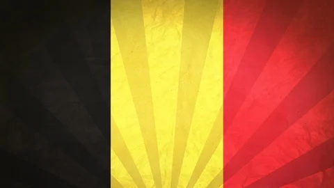 Seamless Flag Of Belgium Stock Footage 112333685