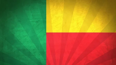 Seamless Flag Of Benin Stock Footage 112125782