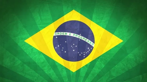 Seamless Flag Of Brazil Stock Footage 112631161