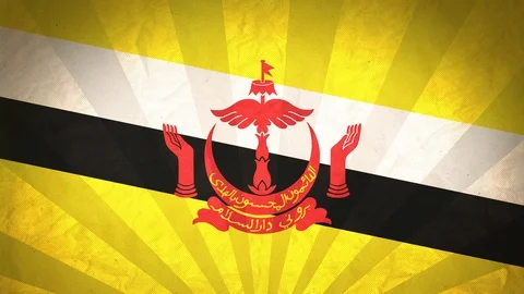 Seamless Flag Of Brunei Stock Footage 112107223