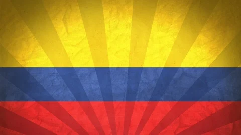 Seamless Flag Of Colombia Stock Footage 112631287