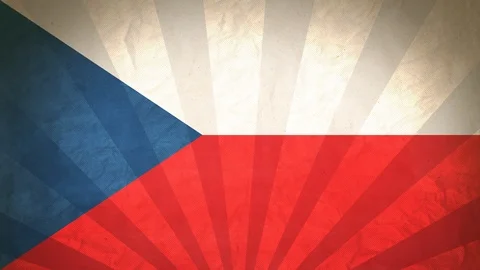 Seamless Flag Of Czech Republic Stock Footage 112334406