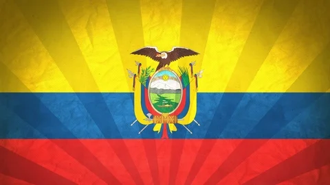 Seamless Flag Of Ecuator Stock Footage 112631350