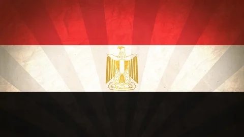 Seamless Flag Of Egypt Stock Footage 112382790