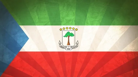 Seamless Flag Of Equatorial Guinea Stock Footage 112383902