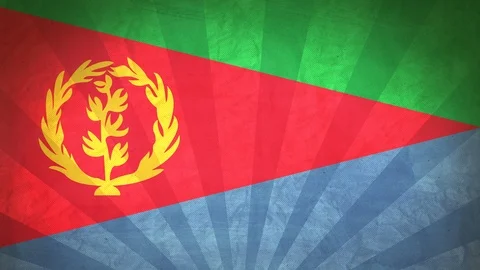 Seamless Flag Of Eritrea Stock Footage 112500218