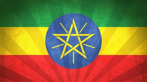 Seamless Flag Of Ethiopia Stock Footage 112384770