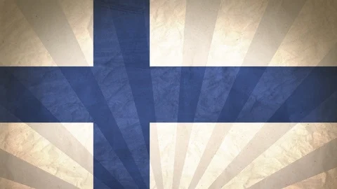 Seamless Flag Of Finland Stock Footage 112336086