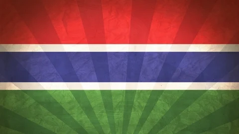 Seamless Flag Of Gambia Stock Footage 112385189