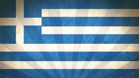 Seamless Flag Of Greece Stock Footage 112337697