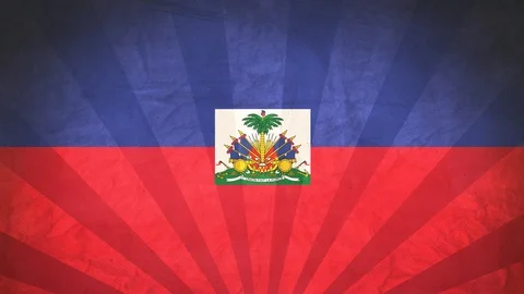 Seamless Flag Of Haiti Stock Footage 112627651