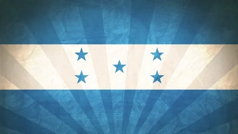 Seamless Flag Of Honduras Stock Footage 112627859