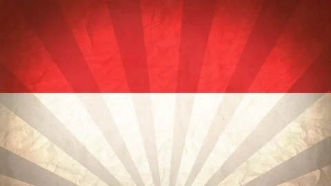 Seamless Flag Of Indonesia Stock Footage 112107614