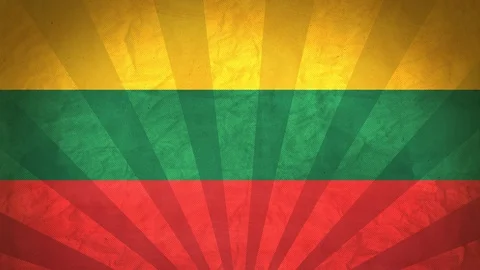 Seamless Flag Of Lithuania Stock Footage 112373133
