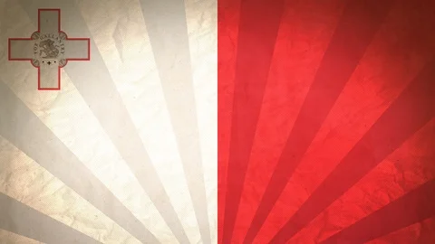 Seamless Flag Of Malta Stock Footage 112373720